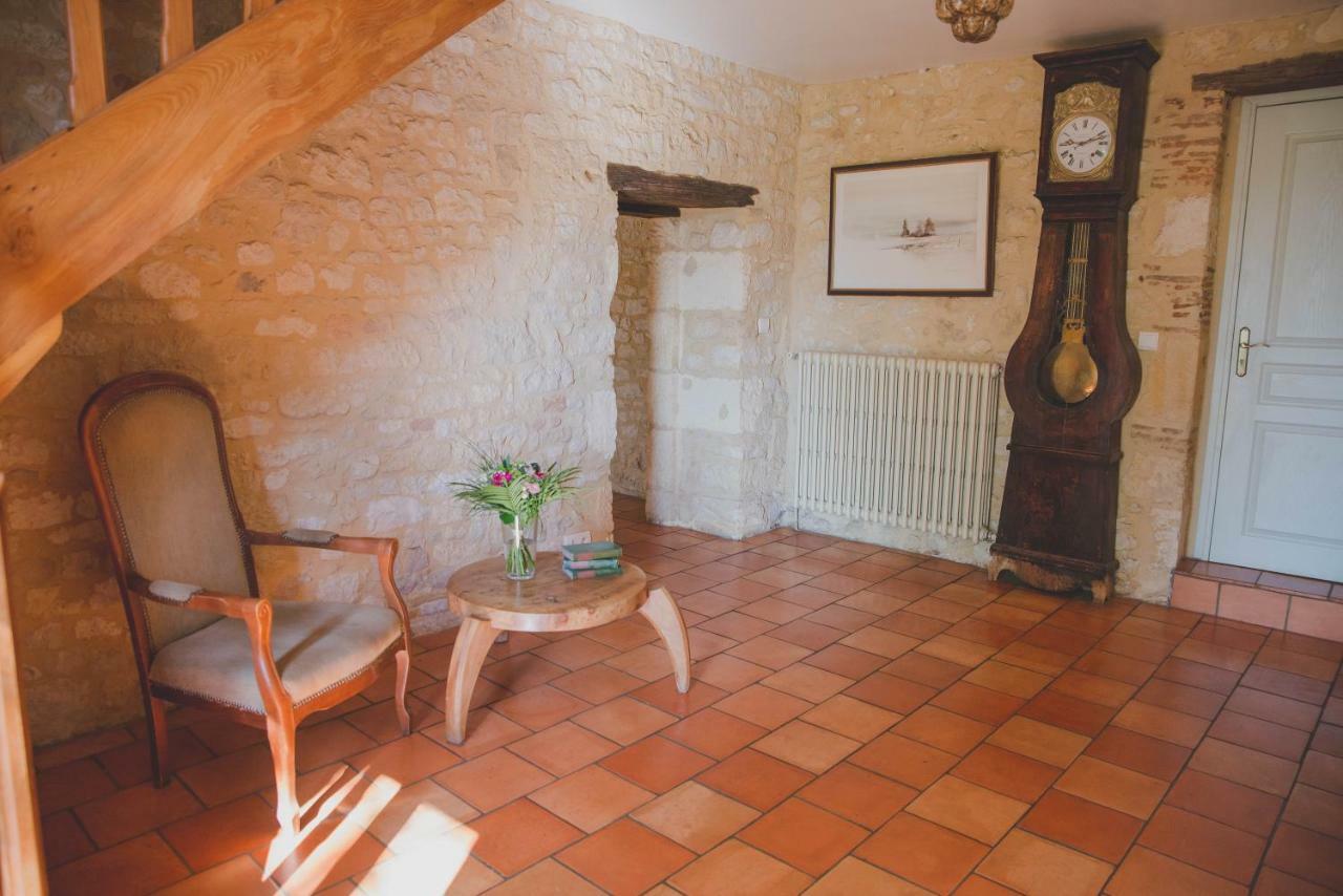 La Ferme De Bousserand Pontours Exterior photo